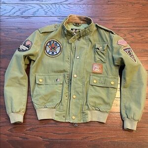 Barbour Vintage-Inspired Olive Green Men's Field Jacket